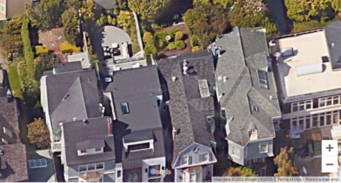 A picture of Winona Ryder's house.